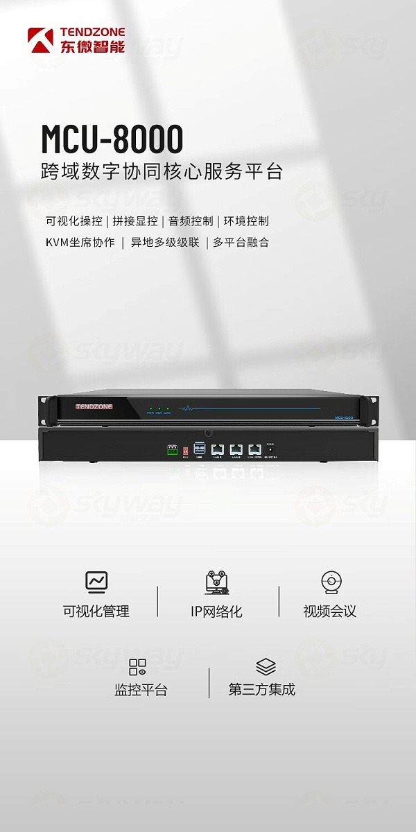 1、跨域数字协同核心服务平台-东微 TENDZONE跨域数字协同核心服务单元MCU-8000