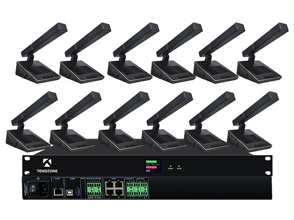 东微TENDZONE 全数字网络智能会议主机 TZOL-NCS-N800