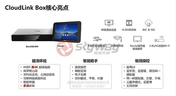 2、华为 HUAWEI CloudLink Box 300、Box600系列-CloudLink终端亮点特性