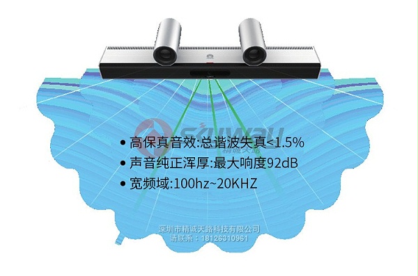 7、华为 HUAWEI CloudLink Bar 智能导播 视频会议终端-高保真音效