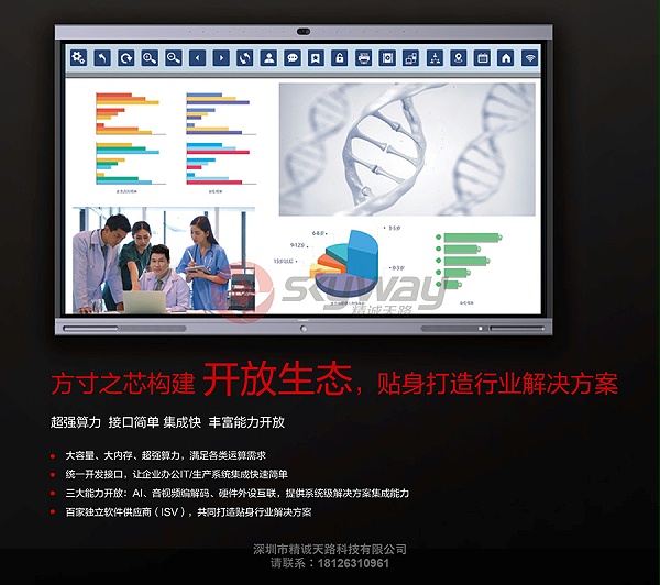 5、华为IdeaHub Enterprise 办公宝行业款-开放生态，贴身打造行业解决方案