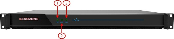 前面板示意图-东微TENDZONE 一屏多显调度服务器 DWLP-20FDX-11