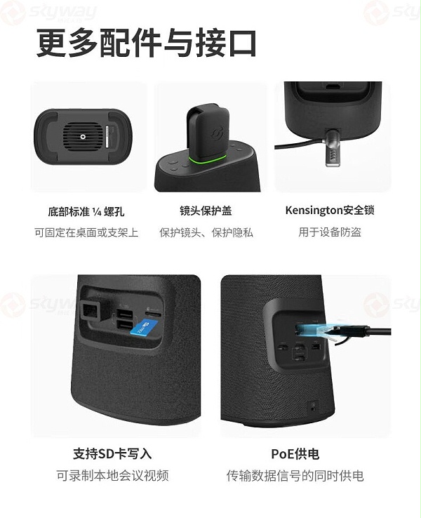 46、配件与接口-KanDao看到Meeting Ultra Standard视频会议一体机 46、配件与接口-KanDao看到Meeting Ultra Standard视频会议一体机