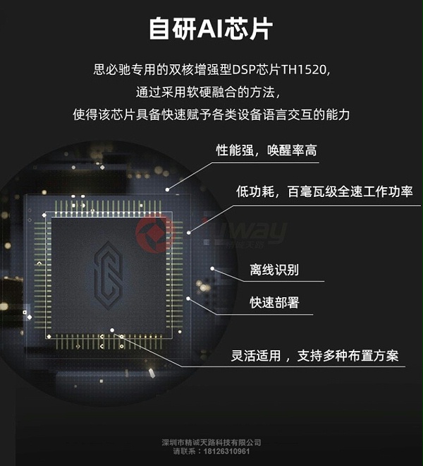 5、思必驰 AIMIC- M4 思麦耳360度视频会议麦克风音箱-自研AI芯片