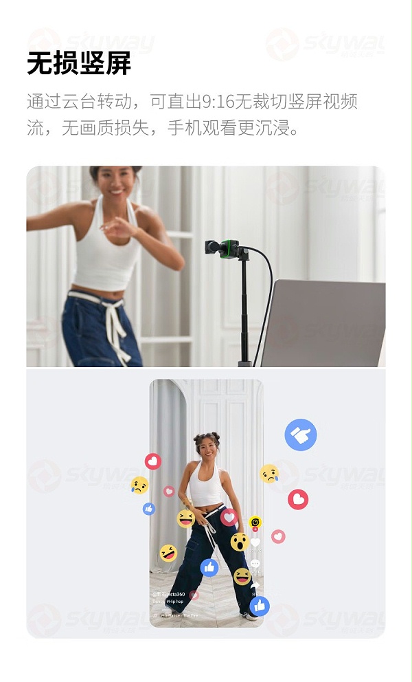 13、无损竖屏-影石（Insta360）Link AI云台摄像头