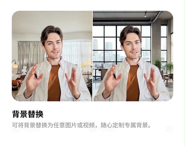 18、背景可替换-影石Insta360 Link2&影石Insta360 Link 2C