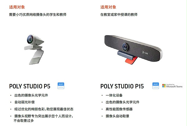 5-2、精诚天路面向教育的宝利通poly博诣解决方案-放置在办公桌上的视频系统