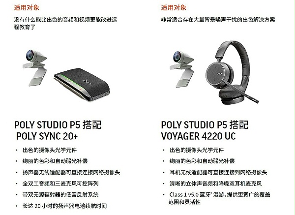 7、精诚天路面向教育的宝利通poly博诣解决方案-耳机和视频套件