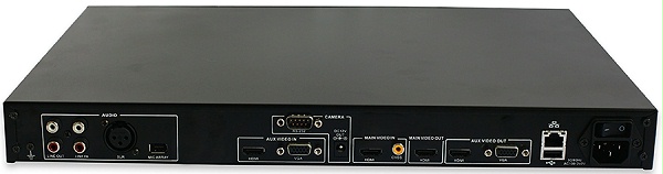 东微TENDZONE 高清视频会议终端FOUNDER-206E实物背面图