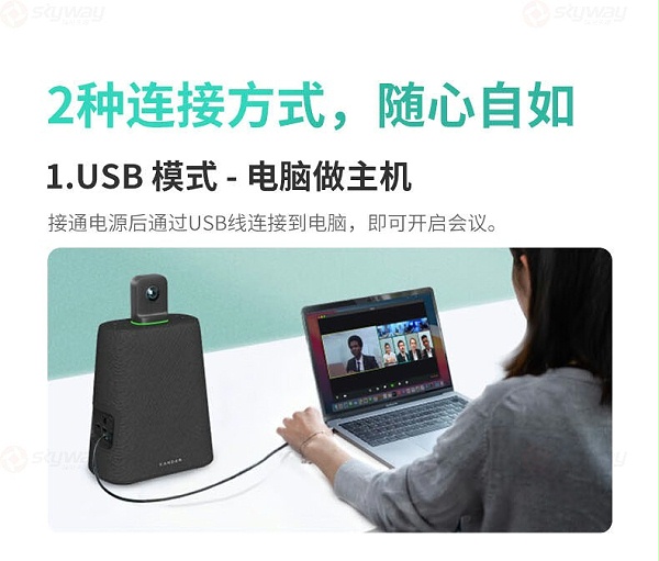 35、USB模式,电脑作主机-KanDao看到Meeting Ultra Standard视频会议一体机 35、USB模式,电脑作主机-KanDao看到Meeting Ultra Standard视频会议一体机