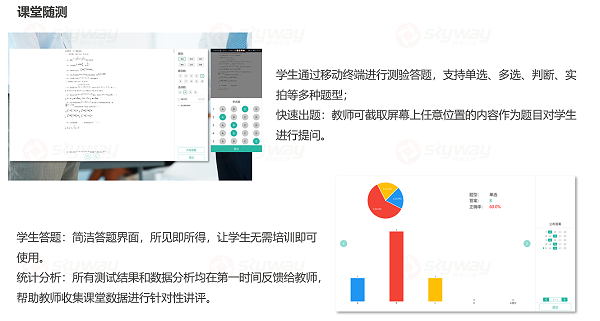 课堂随测系统-东微中小学云端智慧教室音视频方案