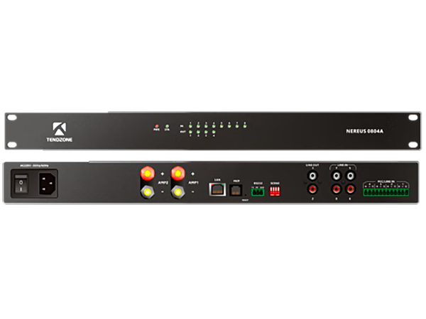 东微TENDZONE 多媒体教室专用一体化音频处理器（8in4out) TSR-08K4