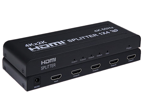 东微TENDZONE 1进4出HDMI分配器 TZOL-VD204