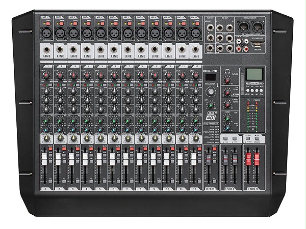 东微TENDZONE 12路两编组模拟调音台 ASS-1202E