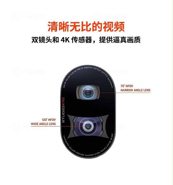 3、清晰无比的视频，逼真画质-宝利通（POLYCOM）StudioX70+TC8