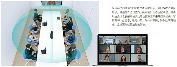 360°全景追踪-Kandao Meeting Ultra 视频会议一体机