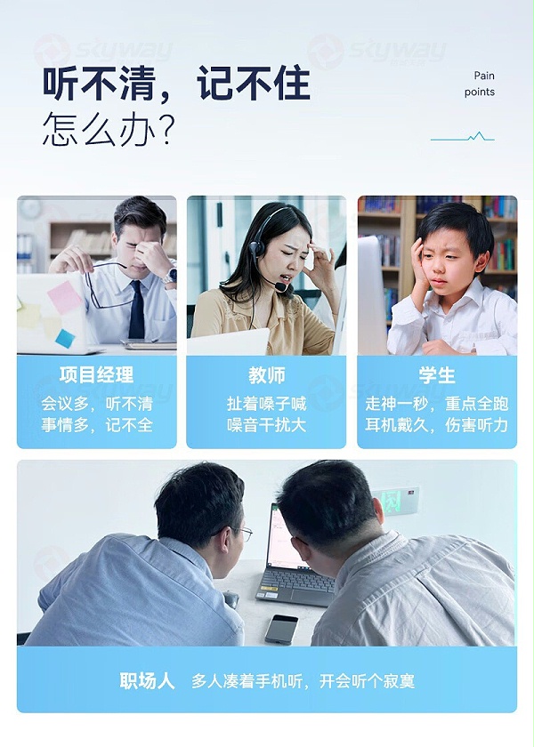 5、会议室几角方案：听不清，记不住怎么办