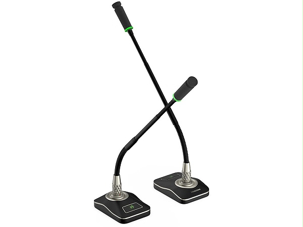 东微TENDZONE带固定式底座心形电容式鹅颈话筒 （模拟5芯）TZOL-DCS-15F5