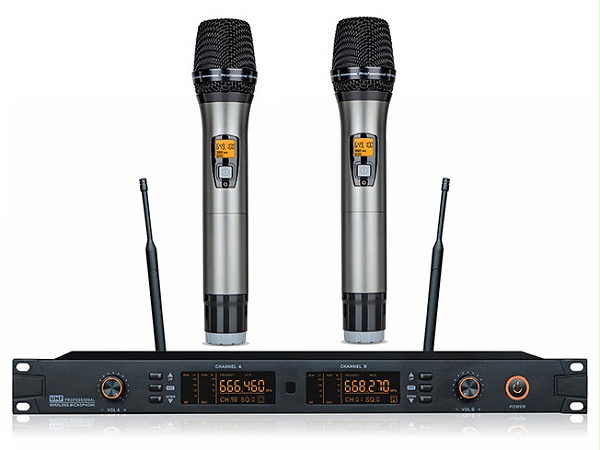 东微TENDZONE 双通道无线手持话筒 TZOL-WM-102H2