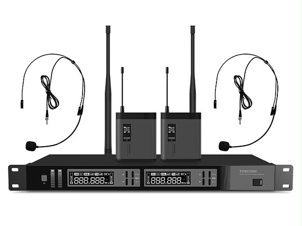 TENDZONE双通道无线领夹话筒ATW-1002C2