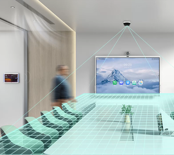 2、舒适会议室环境-亿联 RoomSensor Pro 多功能会议室传感器