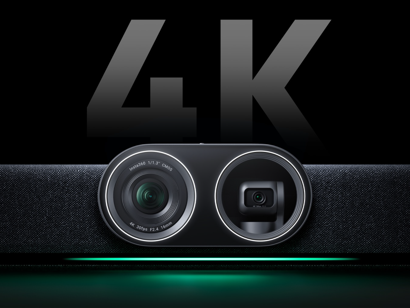 影石 Insta360 Connect AI 双摄视频会议一体机