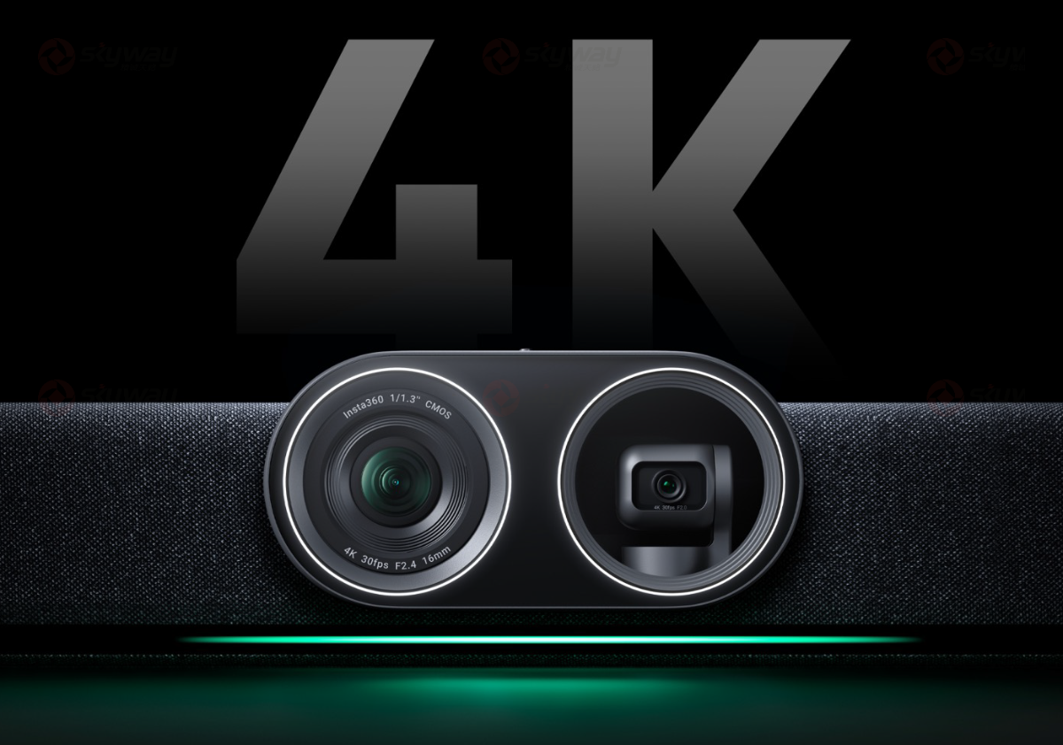 4K双摄-影石 Insta360 Connect AI 双摄视频会议一体机