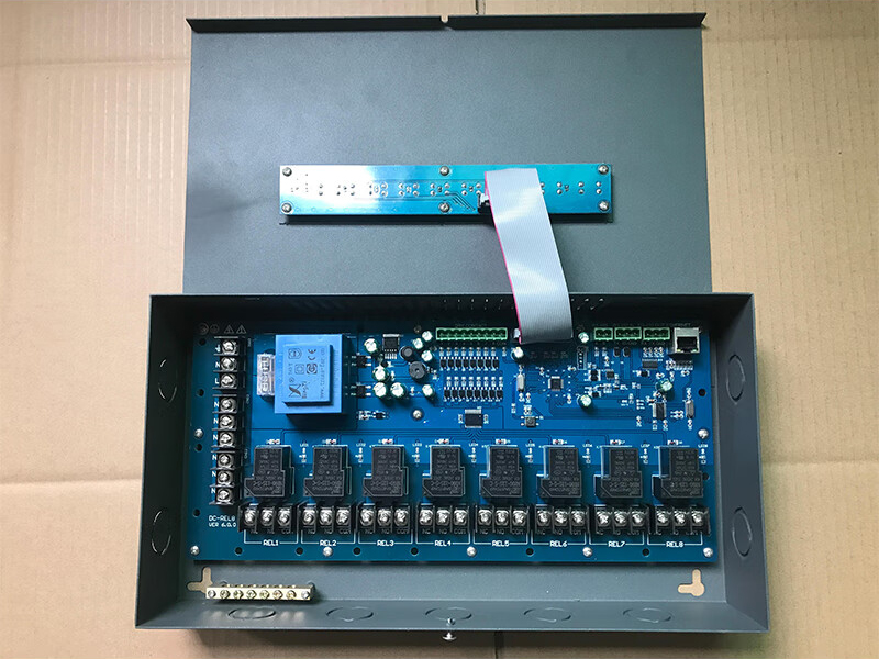 东微TENDZONE 八路强电控制接口机 CC-8H 继电器控制箱 东微TENDZONE 八路强电控制接口机 CC-8H 继电器控制箱