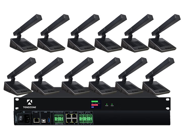 东微TENDZONE 全数字网络智能会议主机 TZOL-NCS-N800 东微TENDZONE 全数字网络智能会议主机 TZOL-NCS-N800