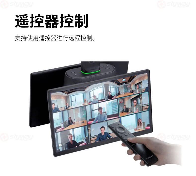 44、支持遥控器控制-看到视频会议Kandao Meeting Ultra