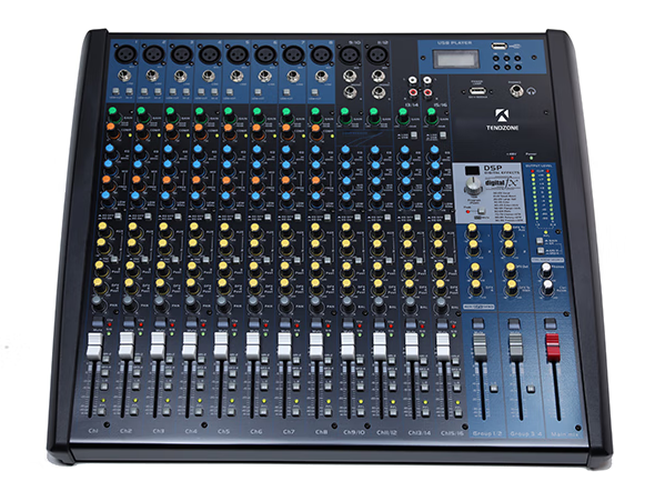 东微TENDZONE16路四编组专业调音台AMT16FX
