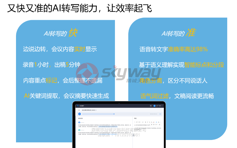 9、思必驰会议魔方M1介绍-又快又准的AI转写能力