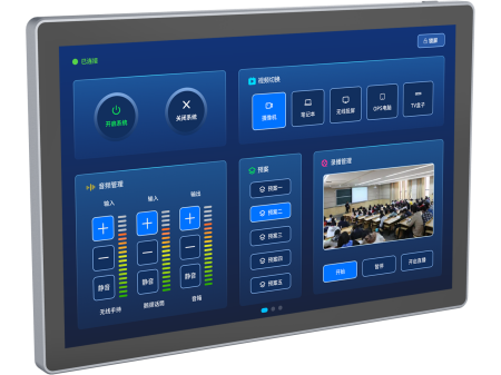 东微TENDZONE 网络PoE嵌墙触控屏 TCP-200（嵌墙版）