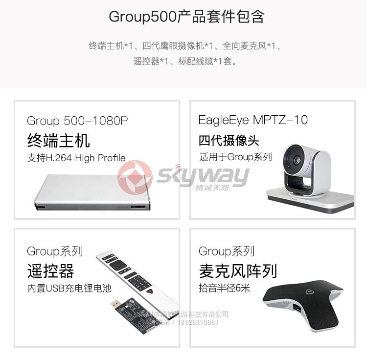 3、宝利通 group 500 产品套件