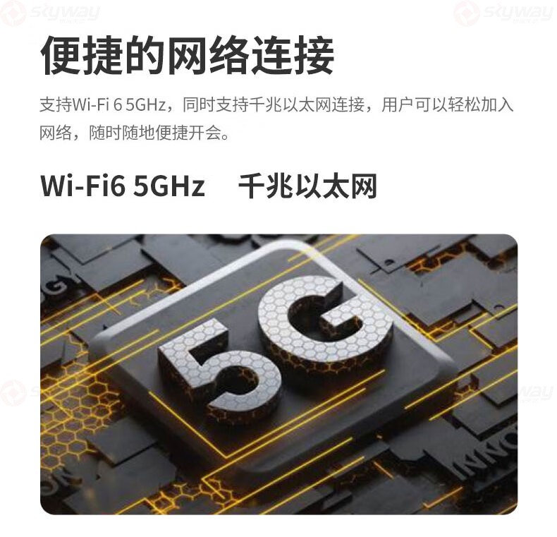 42、便捷的网络连接（有线、无线）-KanDao看到Meeting Ultra Standard视频会议一体机