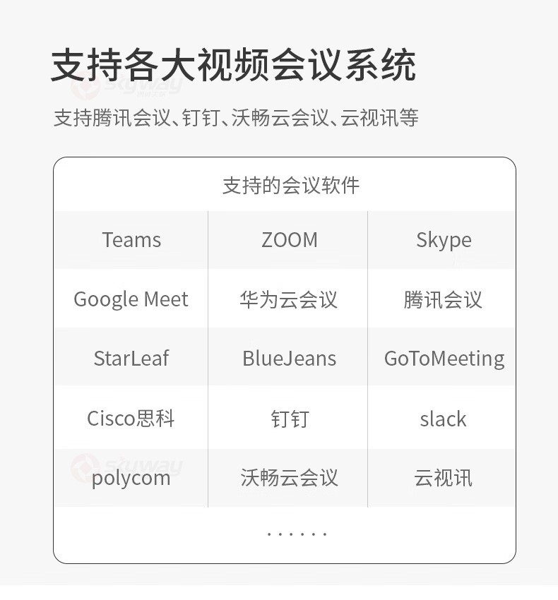 26、支持腾讯会议、钉钉等各大会议系统-KanDao看到 Meeting Pro 360°全景高清视频会议摄像头