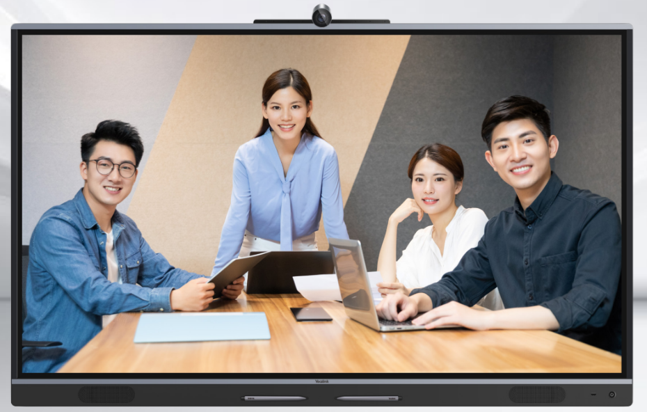 3、内置5000万高像素镜头，会议全景超清呈现-MeetingBoard 音视频款适用于中小型会议室