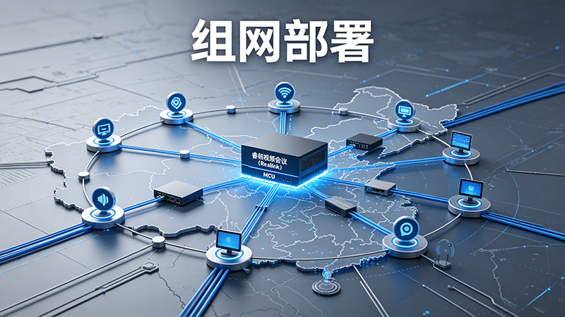 【组网部署】灵活组网快速落地，睿翎视频会议（RealLink）适配军工多级组网需求
