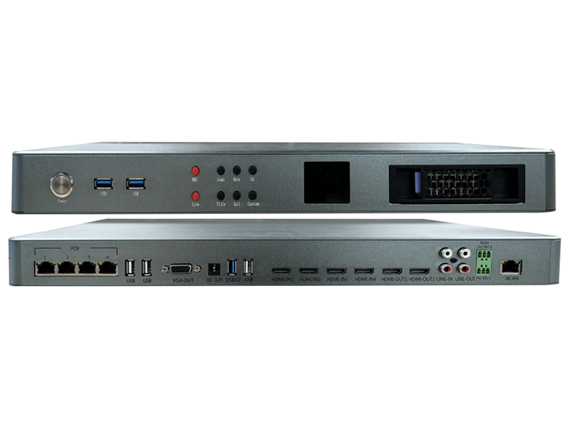 东微TENDZONE 会议录播一体机(4端口)HRS500-4 东微TENDZONE 会议录播一体机(4端口)HRS500-4