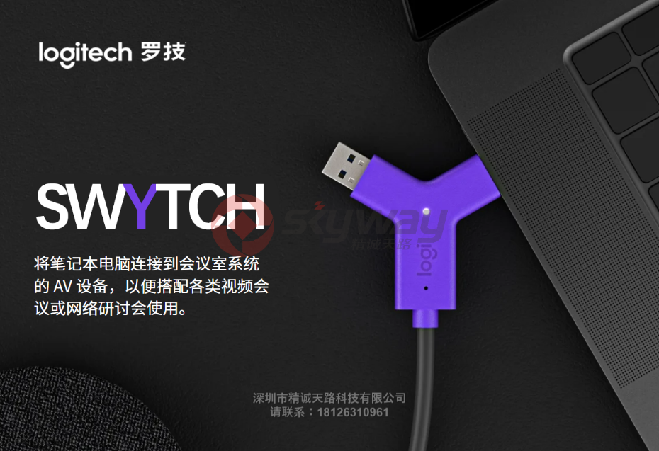 1、罗技Swytch音视频切换器