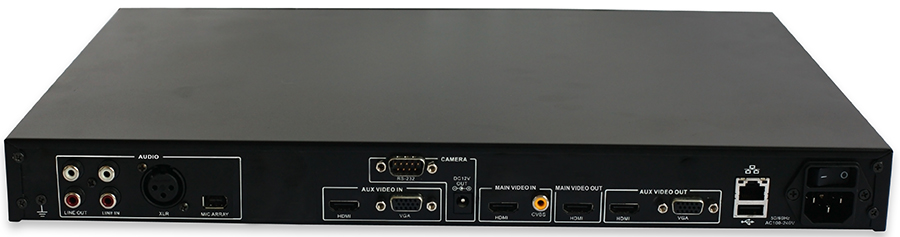 东微TENDZONE 高清视频会议终端FOUNDER-206E实物背面图