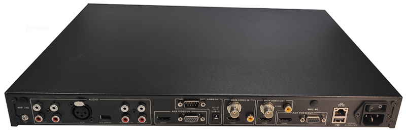 东微TENDZONGE 高清视频会议终端FOUNDER-208E实物背面图