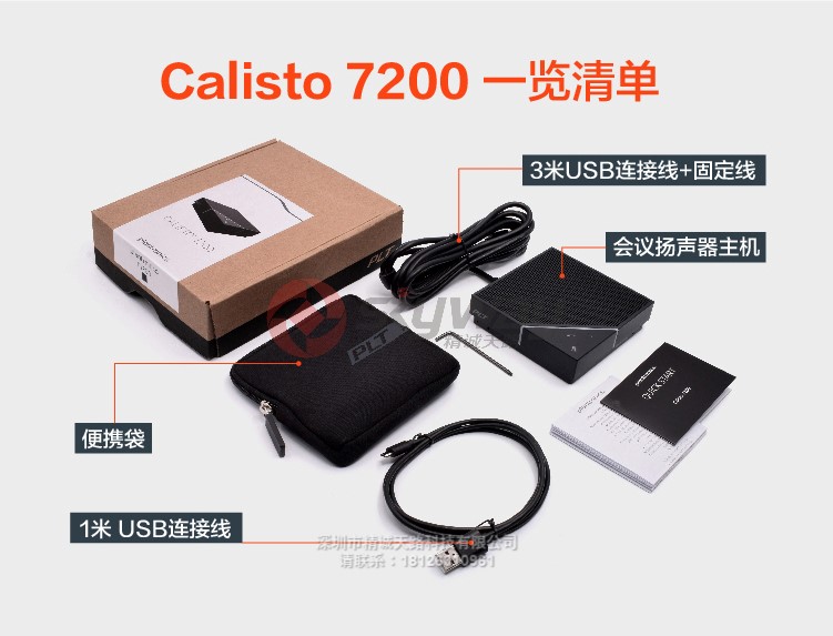 6、宝利通 Calisto P7200 麦克风 产品一览清单