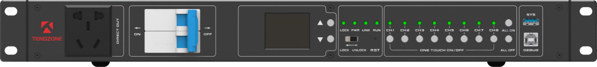 东微智慧运维电量管理器-CC-9N前面板1