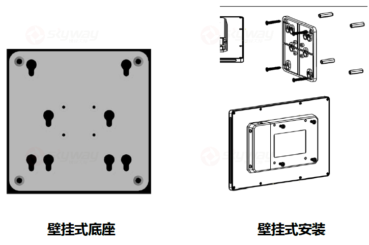 东微TENDZONE 智能控制终端 DW-MCP101P产品安装示意图