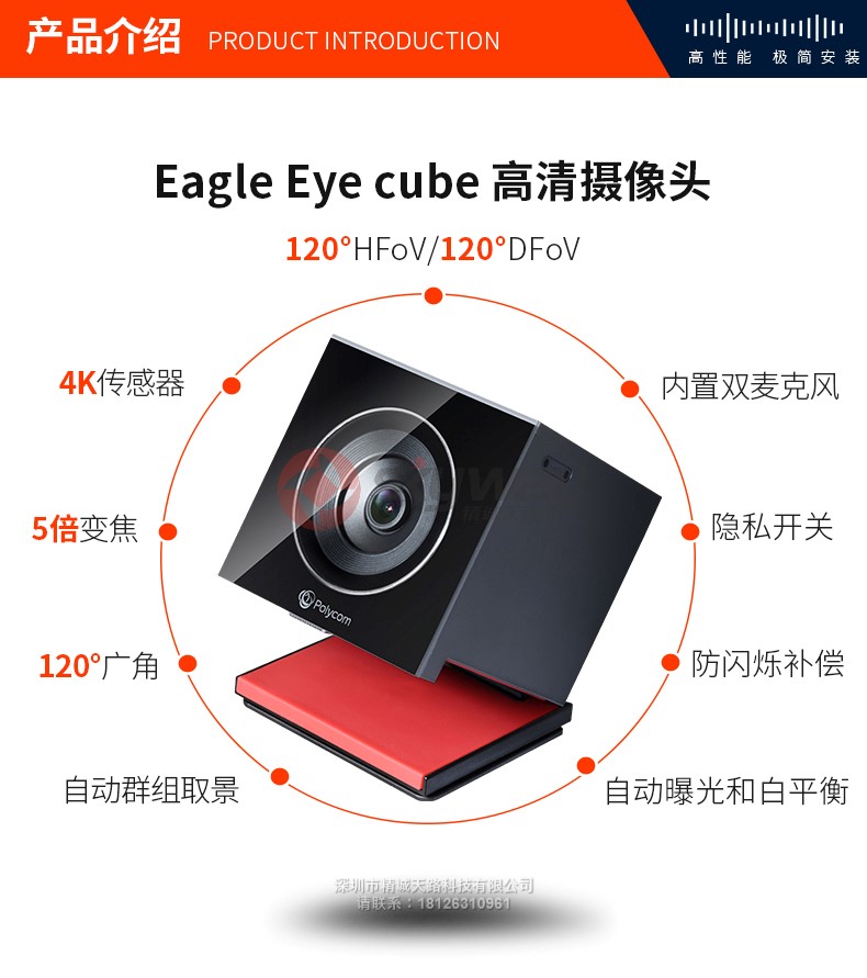 5、宝利通 poly G200 产品介绍 - Eagle Eye mini高清摄像头