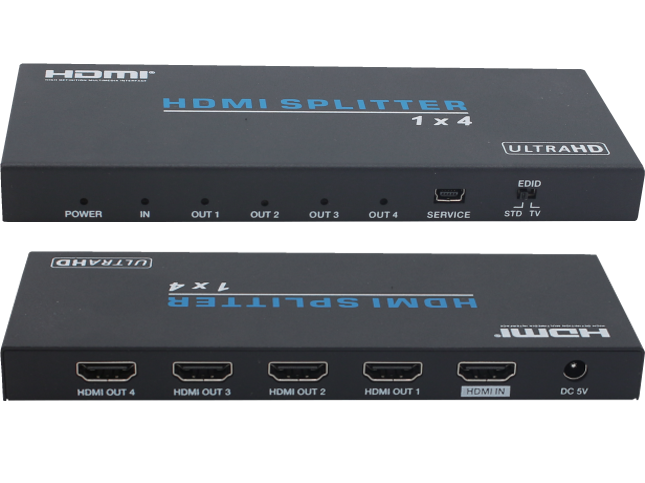 东微TENDZONE 一进四出HDMI分配器 VSD-104-HD-4K 东微TENDZONE 一进四出HDMI分配器 VSD-104-HD-4K
