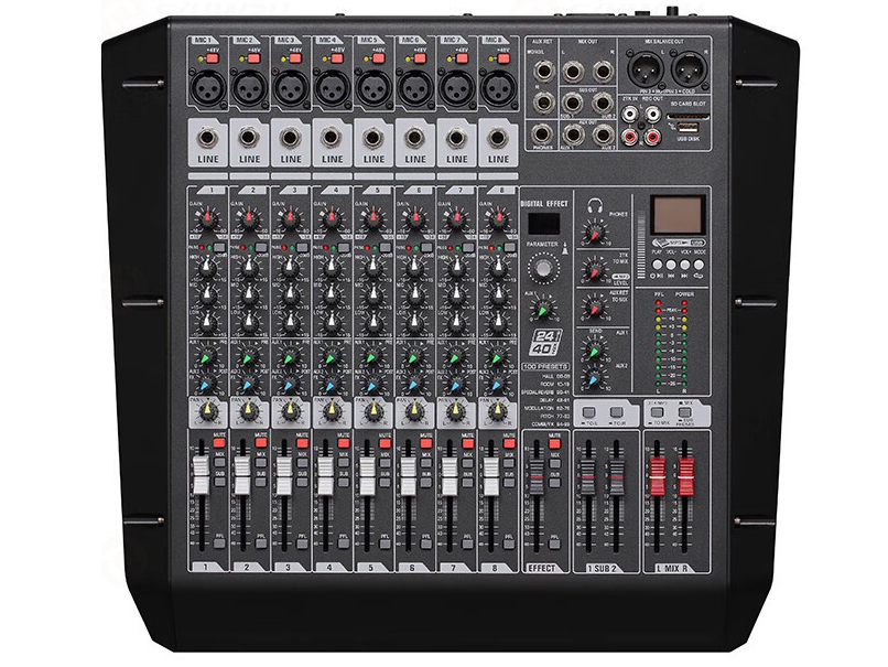 东微TENDZONE专业8路调音台MXT-802E