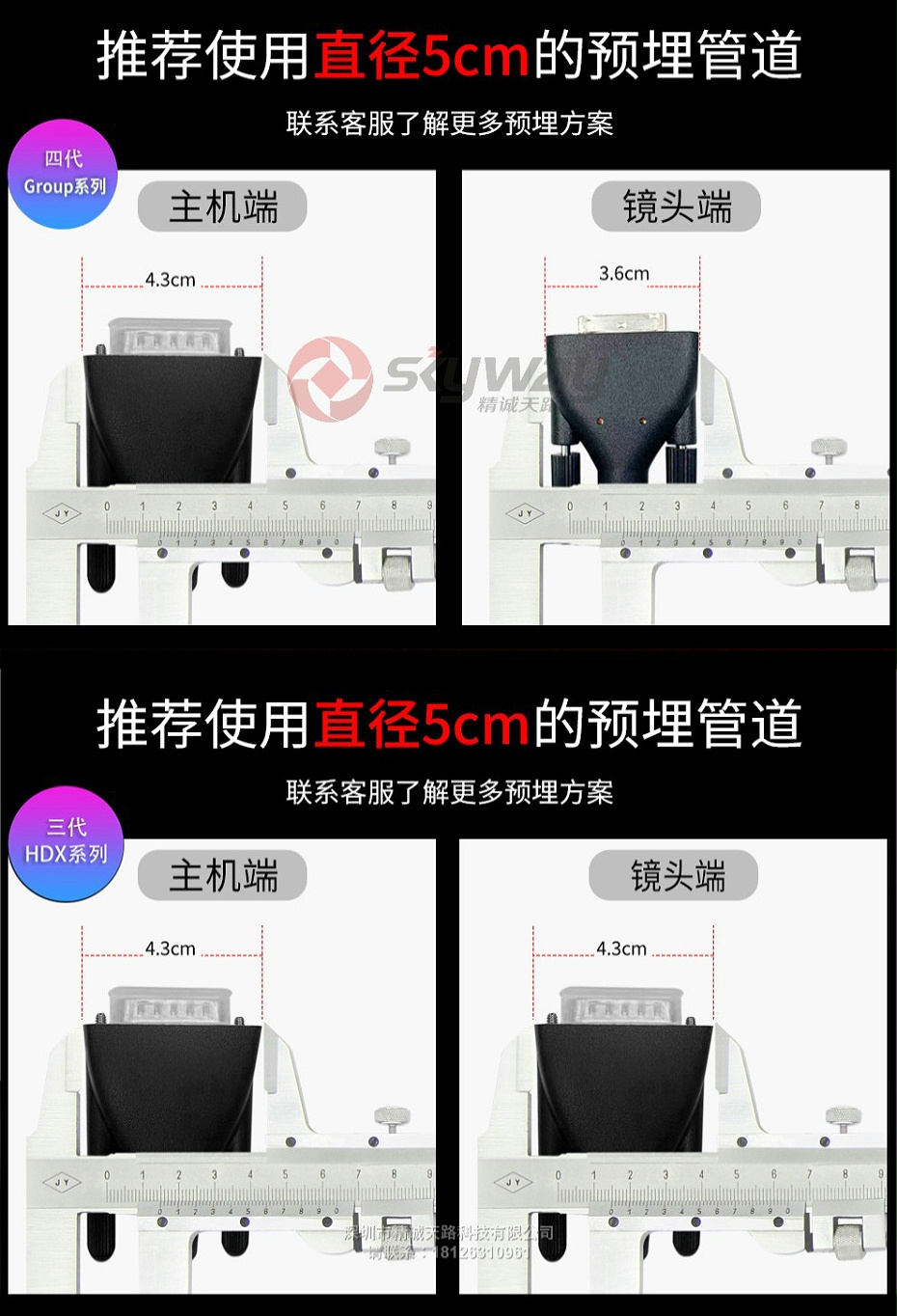 3、宝利通 polycom 摄像头延长线 - 推荐使用预埋管道