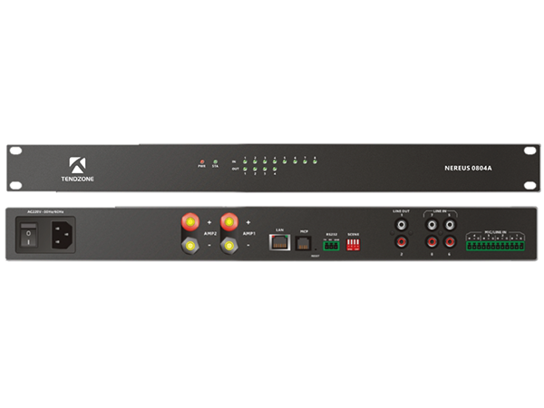 东微TENDZONE 多媒体教室专用一体化音频处理器(8in4out) NEREUS 0804A